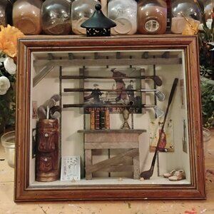 Golf Wooden Miniature Shadowbox by Concepts in Home Design Home Decor